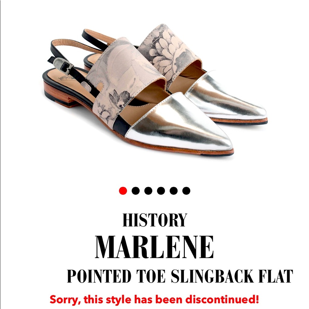 EUC Fluevog History Marlene slingbacks